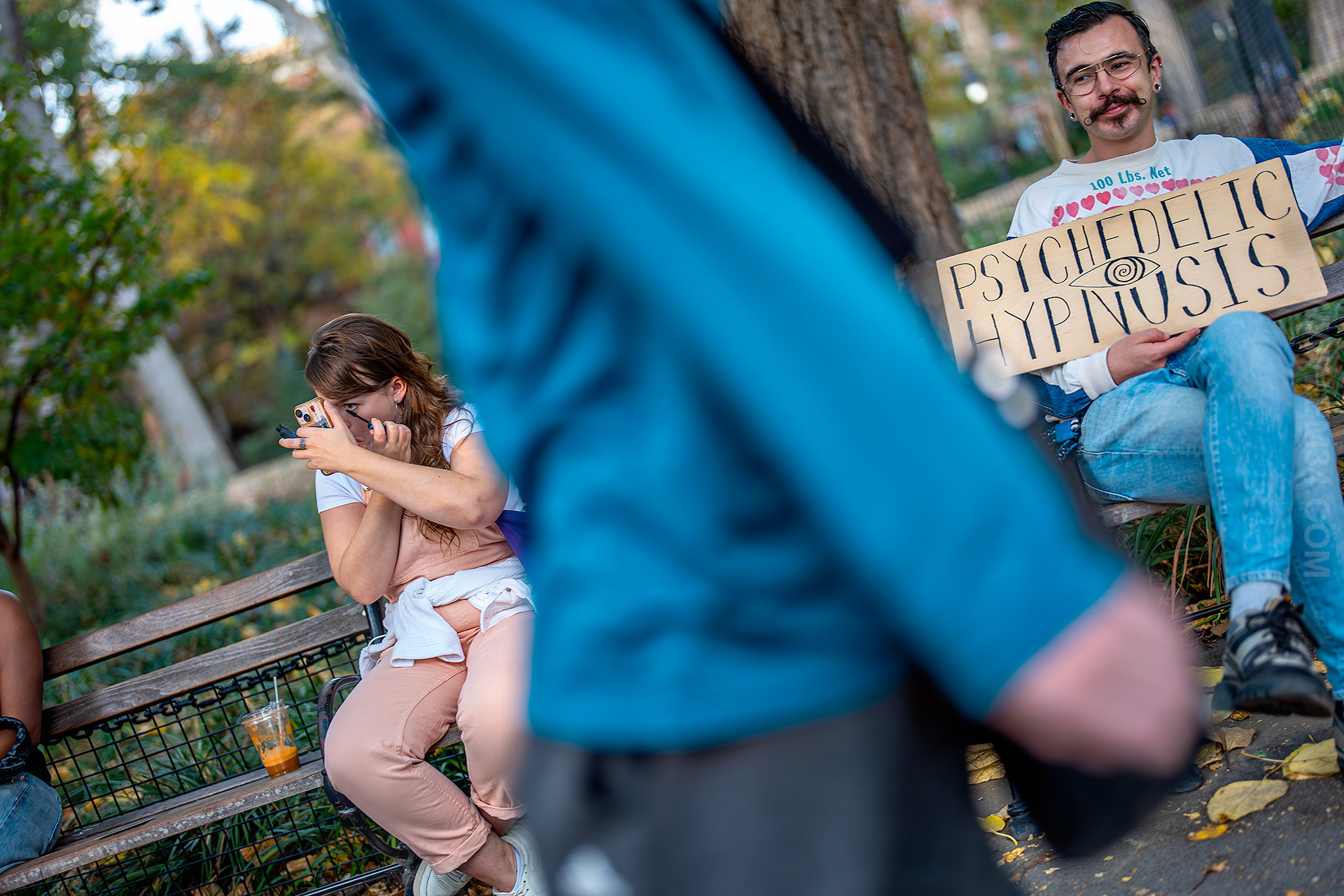 Me in the park hypnotizing people